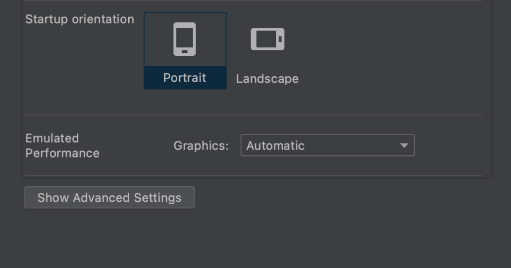 Edit画面内にShow Advanced Settingsがあるので選択。